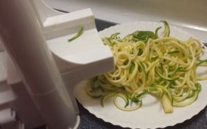 spiralized zucchini